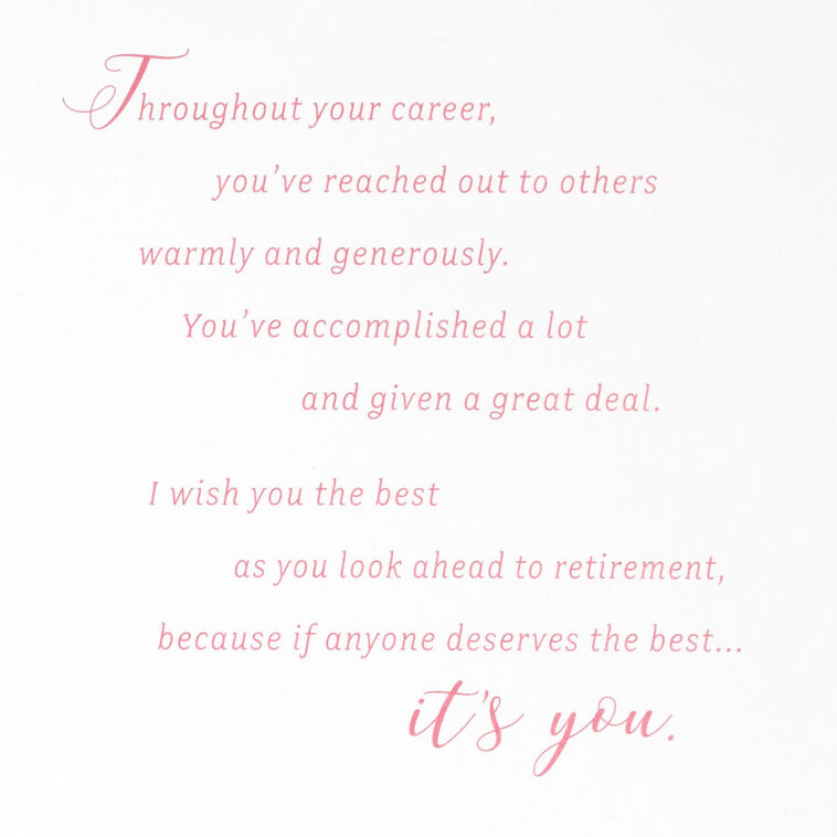 You Deserve the Best Retirement Card, , large image number 2