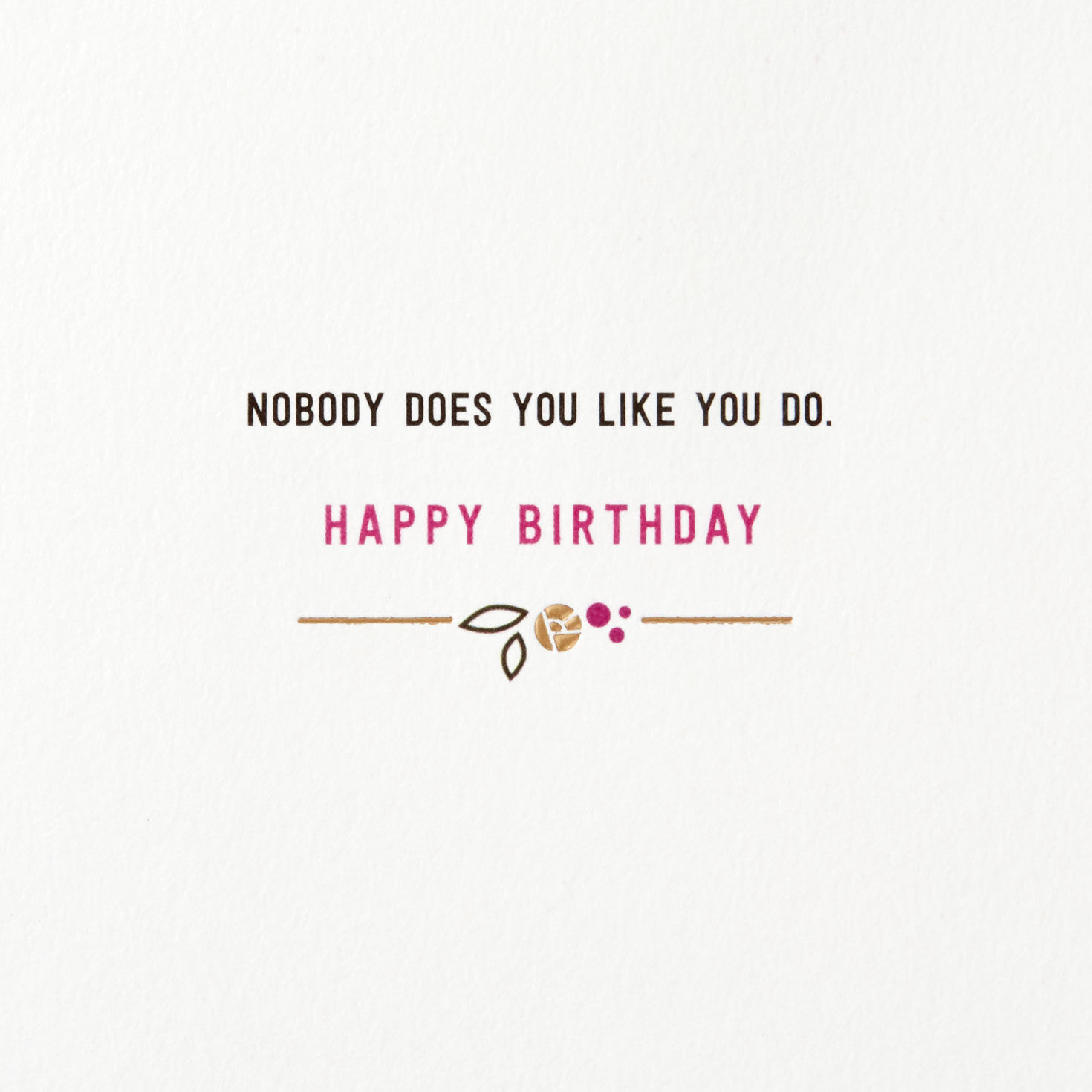 Black and Pink Felt Banner Birthday Card fir Her Sentiment  image number 2