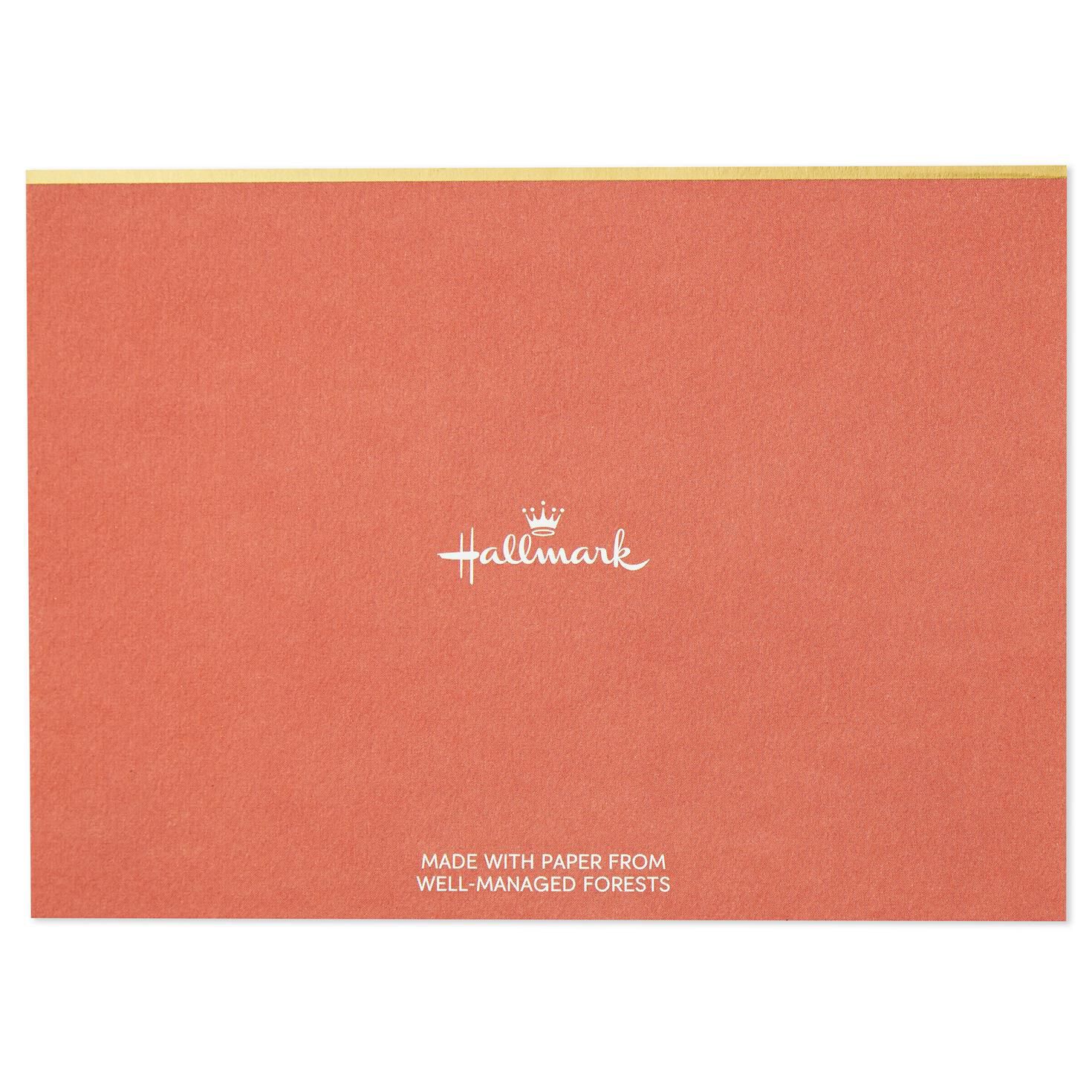 Coral With Flowers Blank Note Cards, Pack of 10, , large image number 5