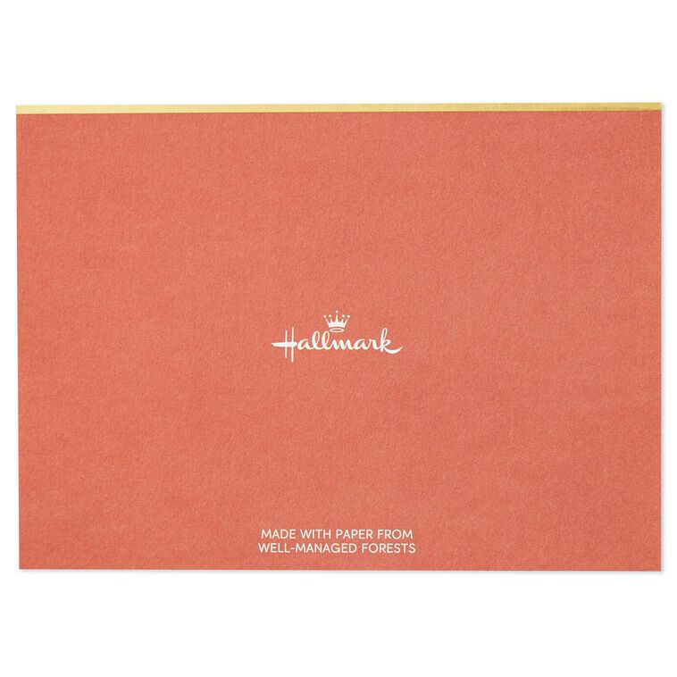 Coral With Flowers Blank Note Cards, Pack of 10, , large image number 5