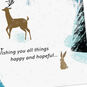 Deer and Snowy Cabin New Year Cards Pack Cover Detail image number 5