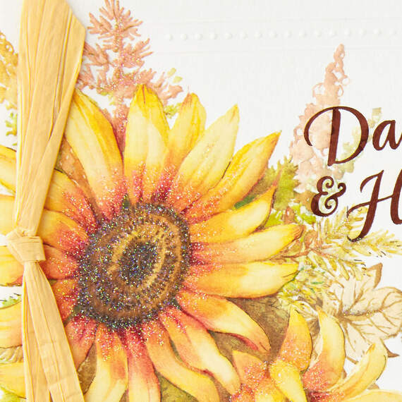 Thankful We're Family Thanksgiving Card for Daughter and Husband, , large image number 4