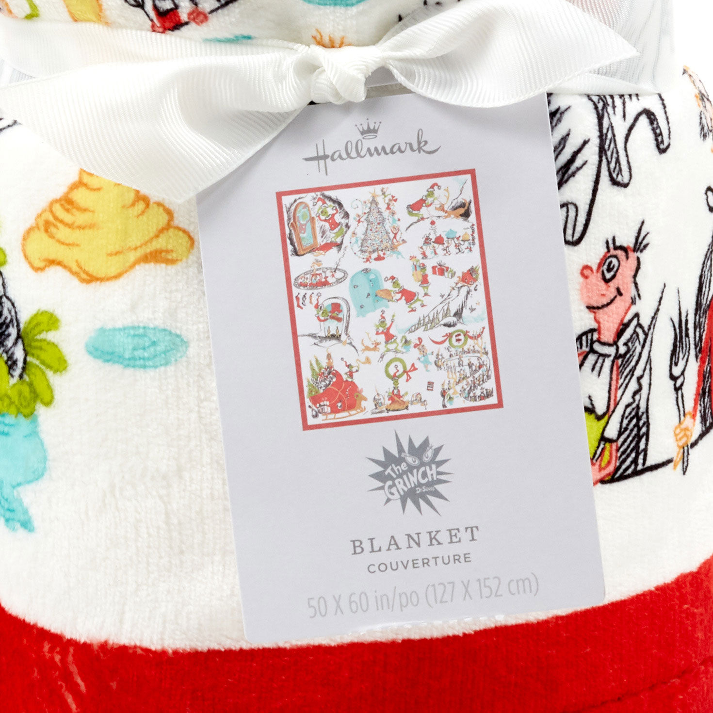 Dr. Seuss's How the Grinch Stole Christmas!™ Storybook Scenes Throw Blanket, 50x60 for only USD 39.99 | Hallmark