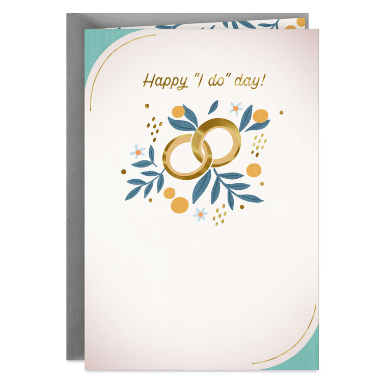 Happy I Do Day Wedding Card
