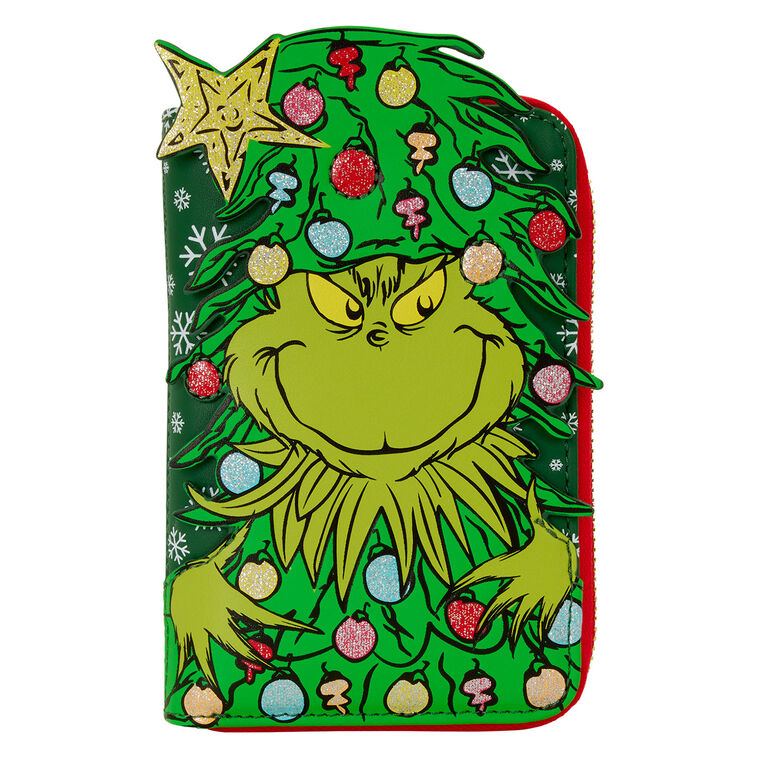 Loungefly Dr. Seuss's How the Grinch Stole Christmas! Grinch Wallet