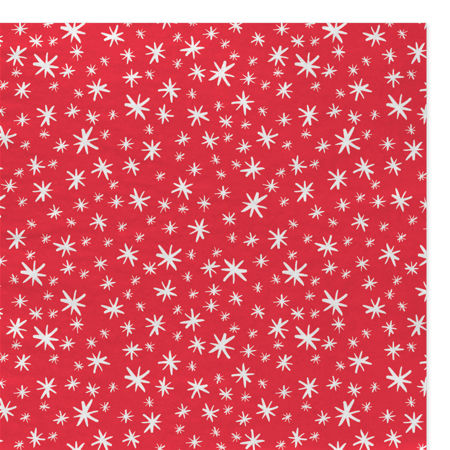 Simple Snowflakes on Red Holiday Tissue Paper, 6 sheets for only USD 1.99 | Hallmark