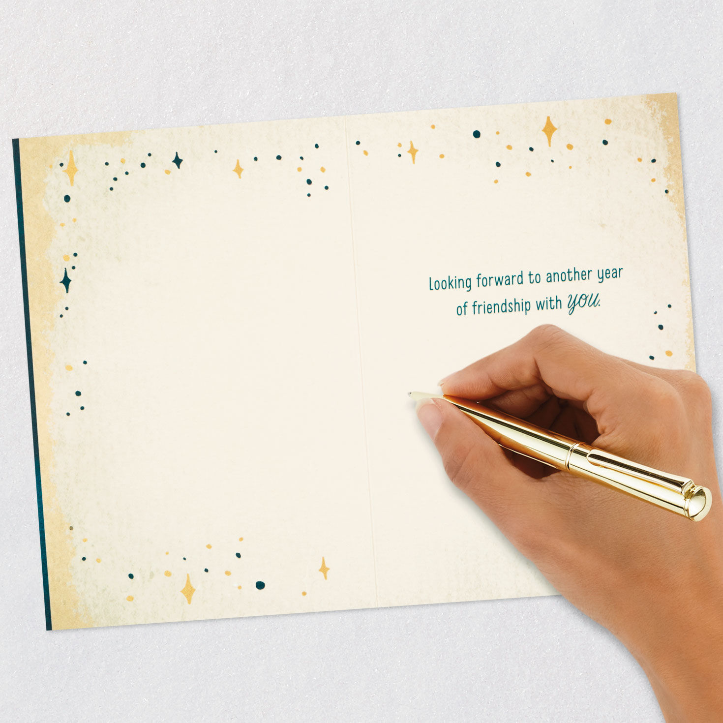 Looking Forward to Another Year of Friendship New Year Card, , large image number 6