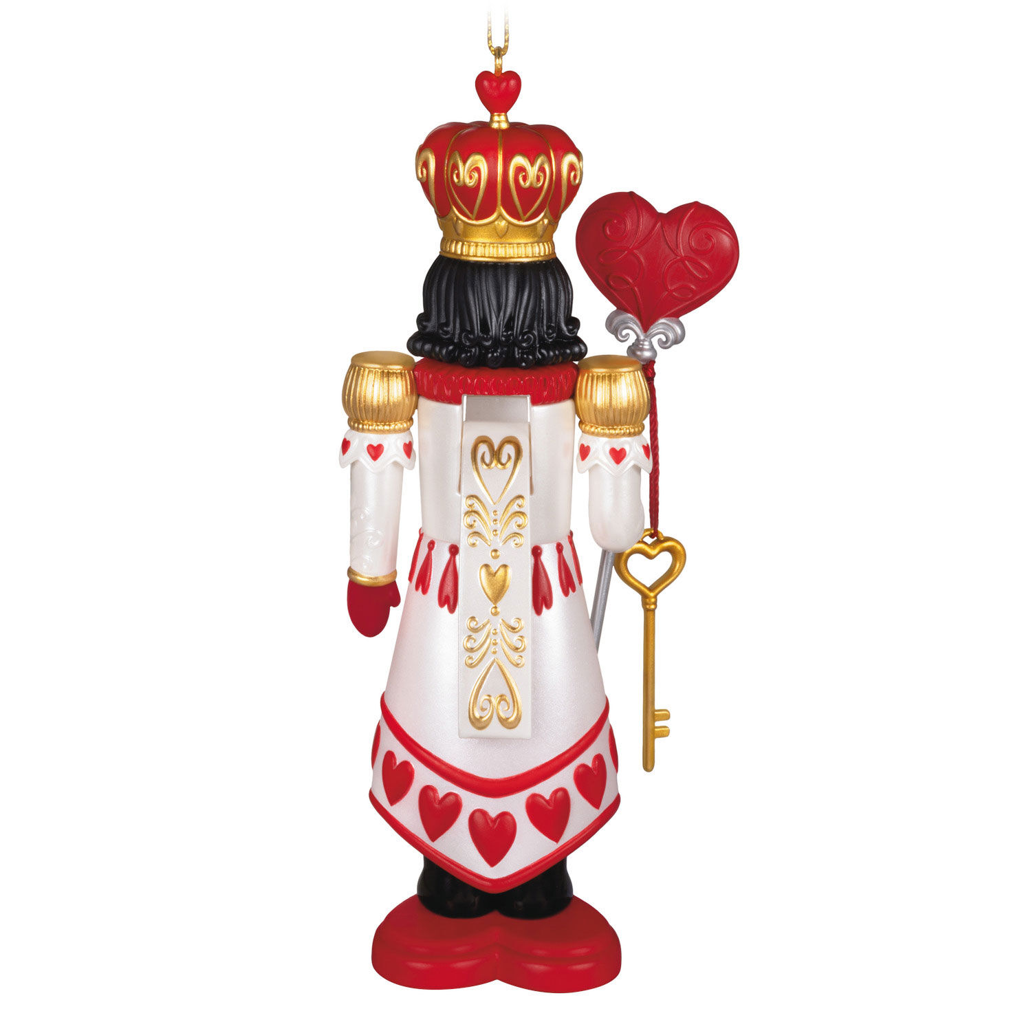 King of Hearts Nutcracker Keepsake Ornament Back image number 6