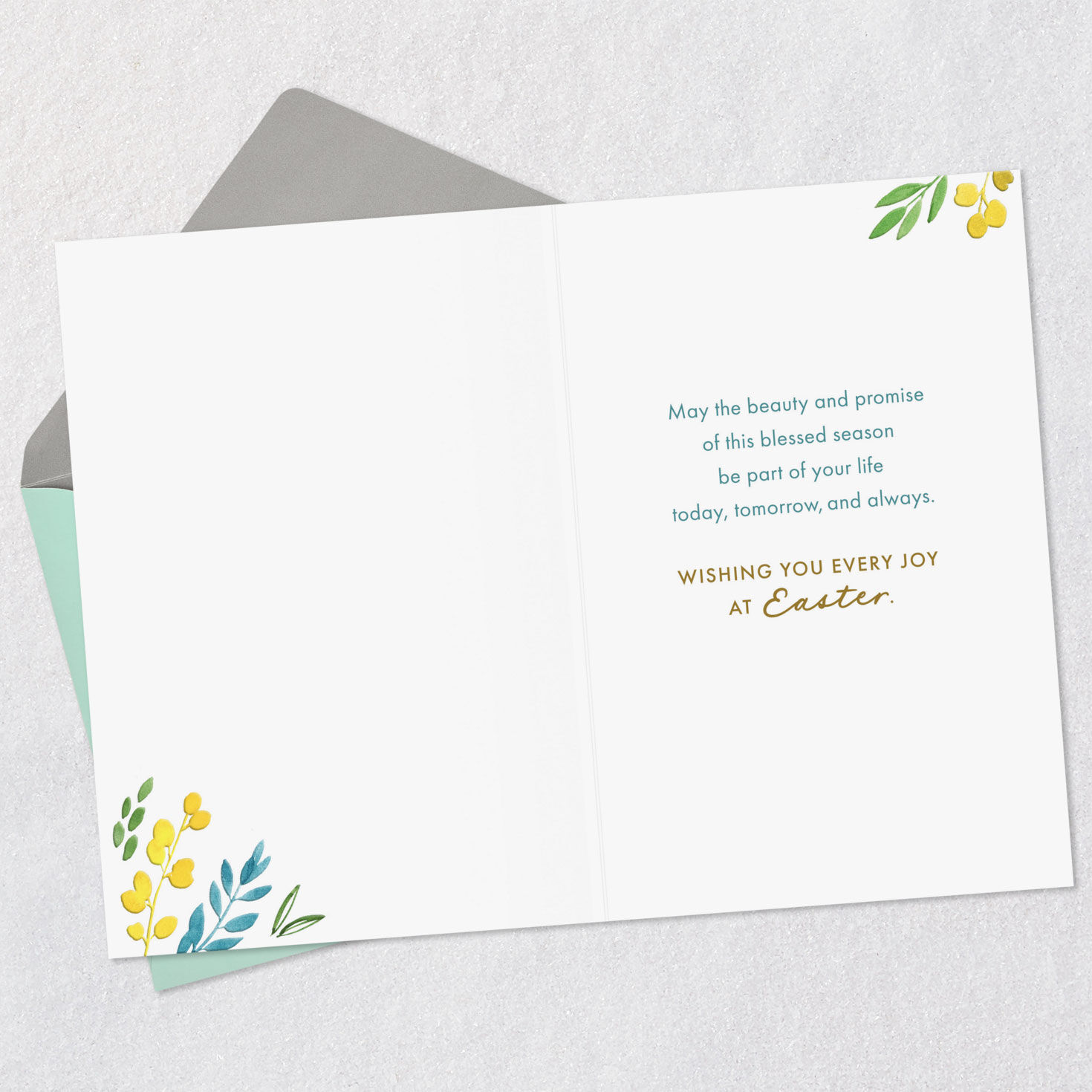 Rejoice Floral Cross Easter Card, , large image number 3