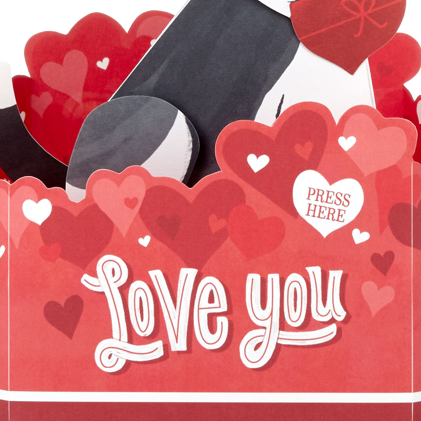 Dog With Heart Musical 3D Pop-Up Love Card With Motion, , large image number 5