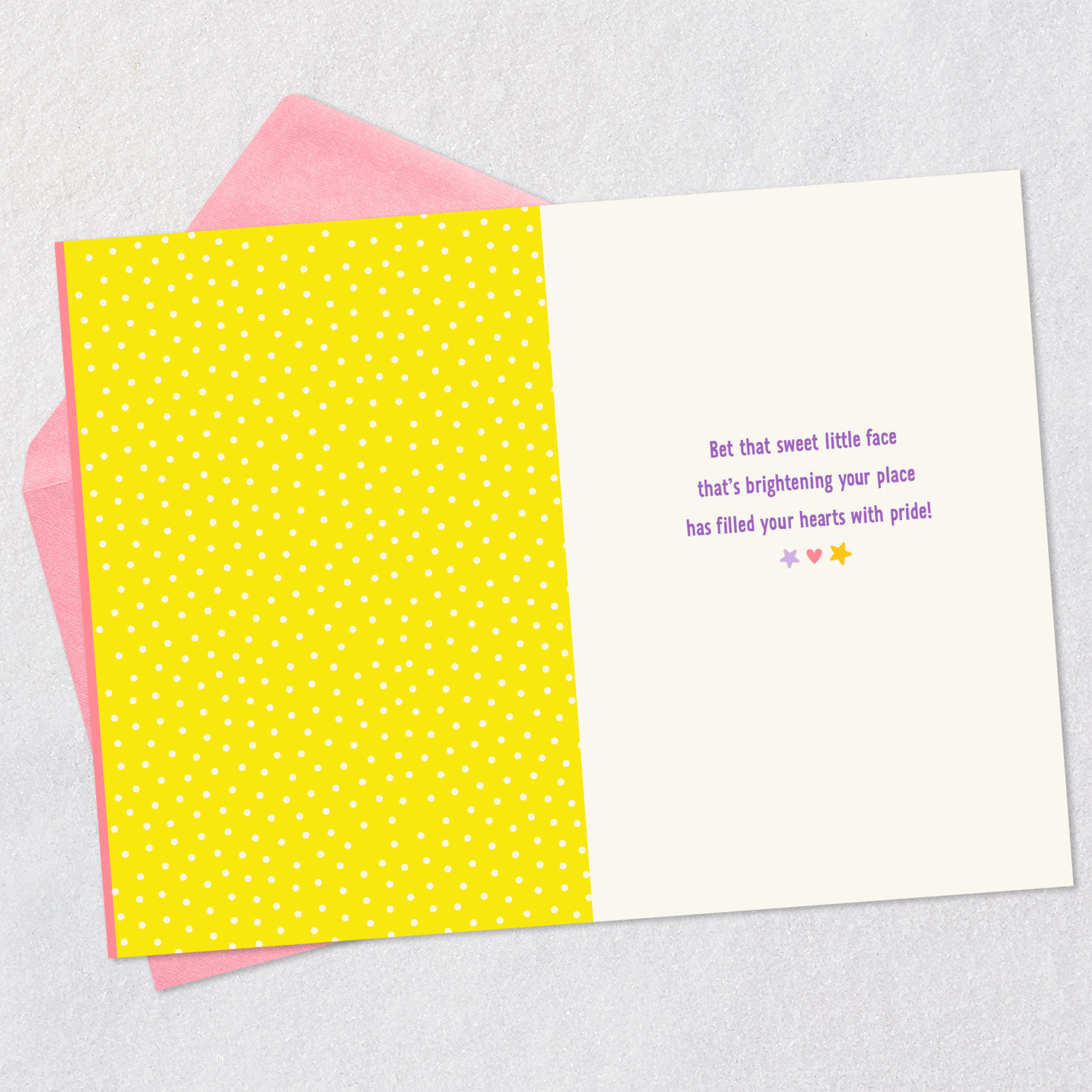 That Sweet Little Face New Baby Girl Card for only USD 2.50 | Hallmark