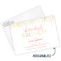 Gold Shimmer Brunch Bridal Shower Invitation, , large image number 2