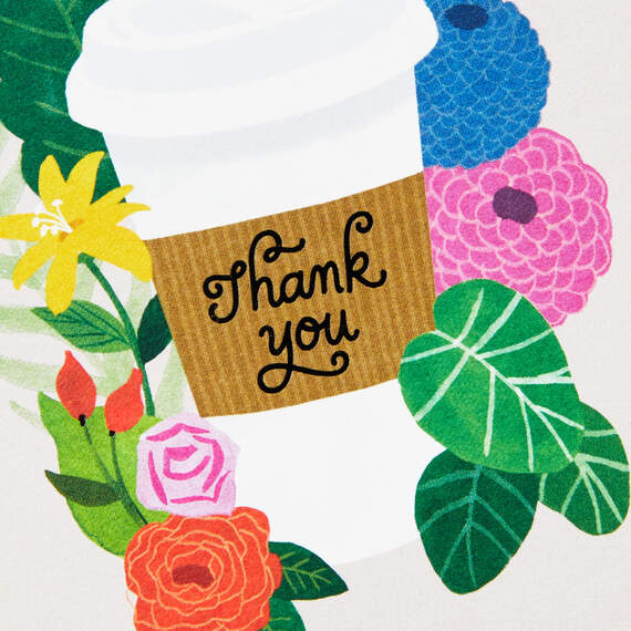 Coffee Bouquet Boxed Blank Thank-You Notes, Pack of 10, , large image number 3