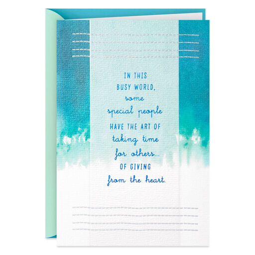 You Give From the Heart Thank-You Card, 
