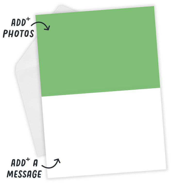 White Frame Horizontal Custom St. Patrick's Day Card, , large image number 4