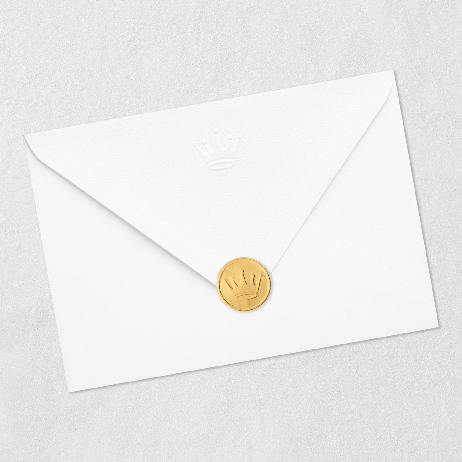 Elegant Blue Script and Hearts Happy Anniversary Card Envelope Back with Seal image number 7
