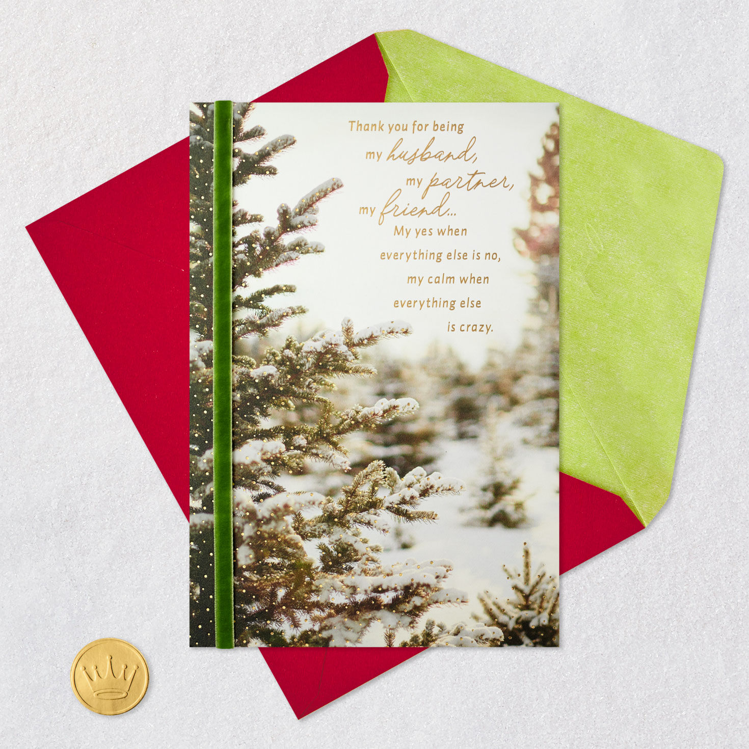 My Partner, My Friend Christmas Card for Husband, , large image number 6