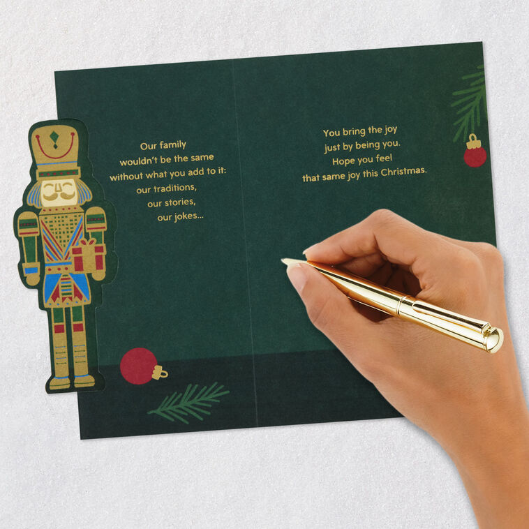 Handgemachte Weihnachtskarte 'Happy Christmas To A Special Nephew' Von White Cotton Cards – 16x16 Cm, Mit Glitzer & Umschlag