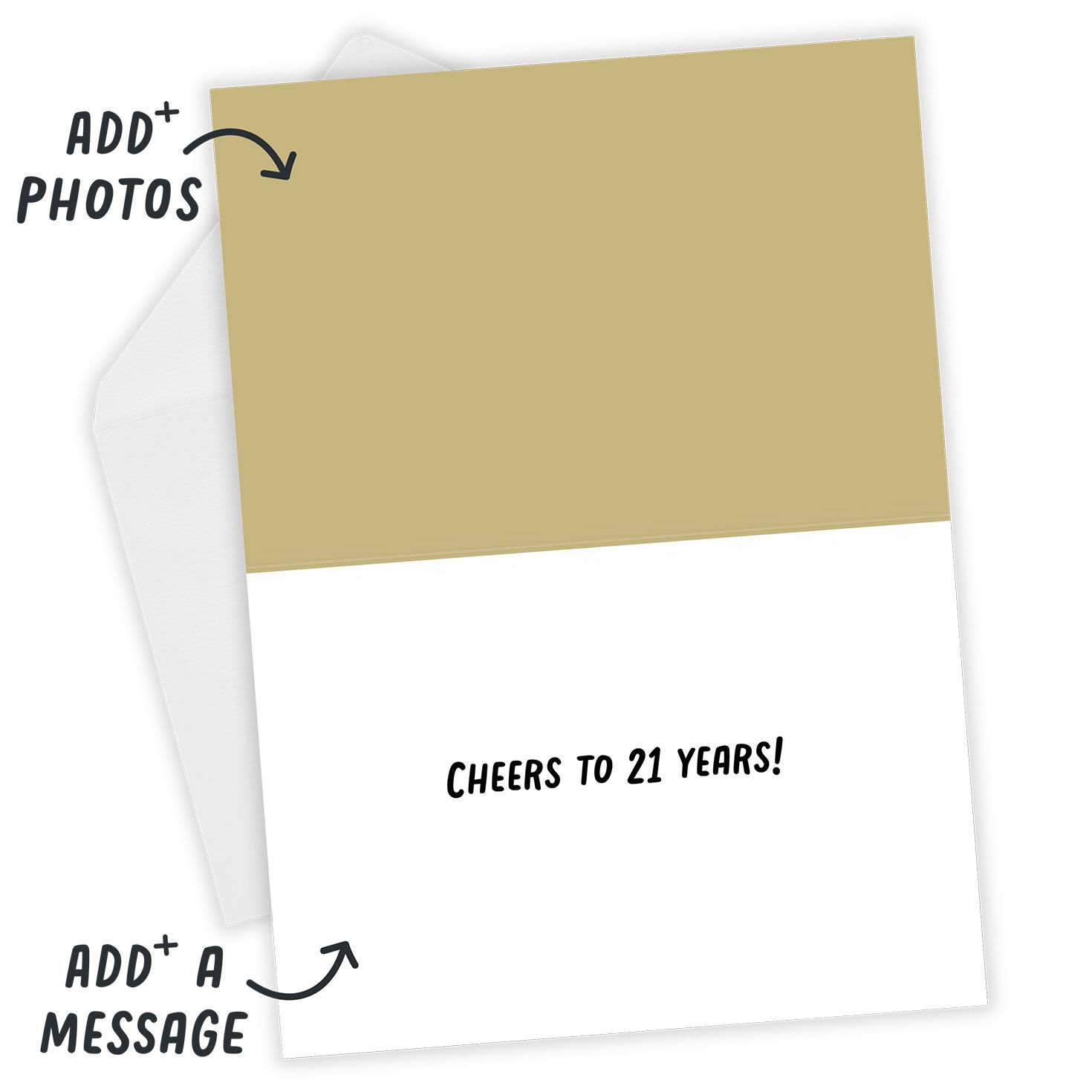 21st Balloons Custom Birthday Card, , large image number 3