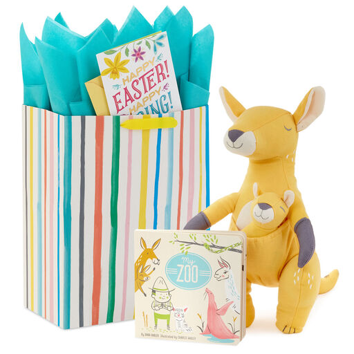 Kangaroo and Zoo Fun Easter Gift Set for Kids, 