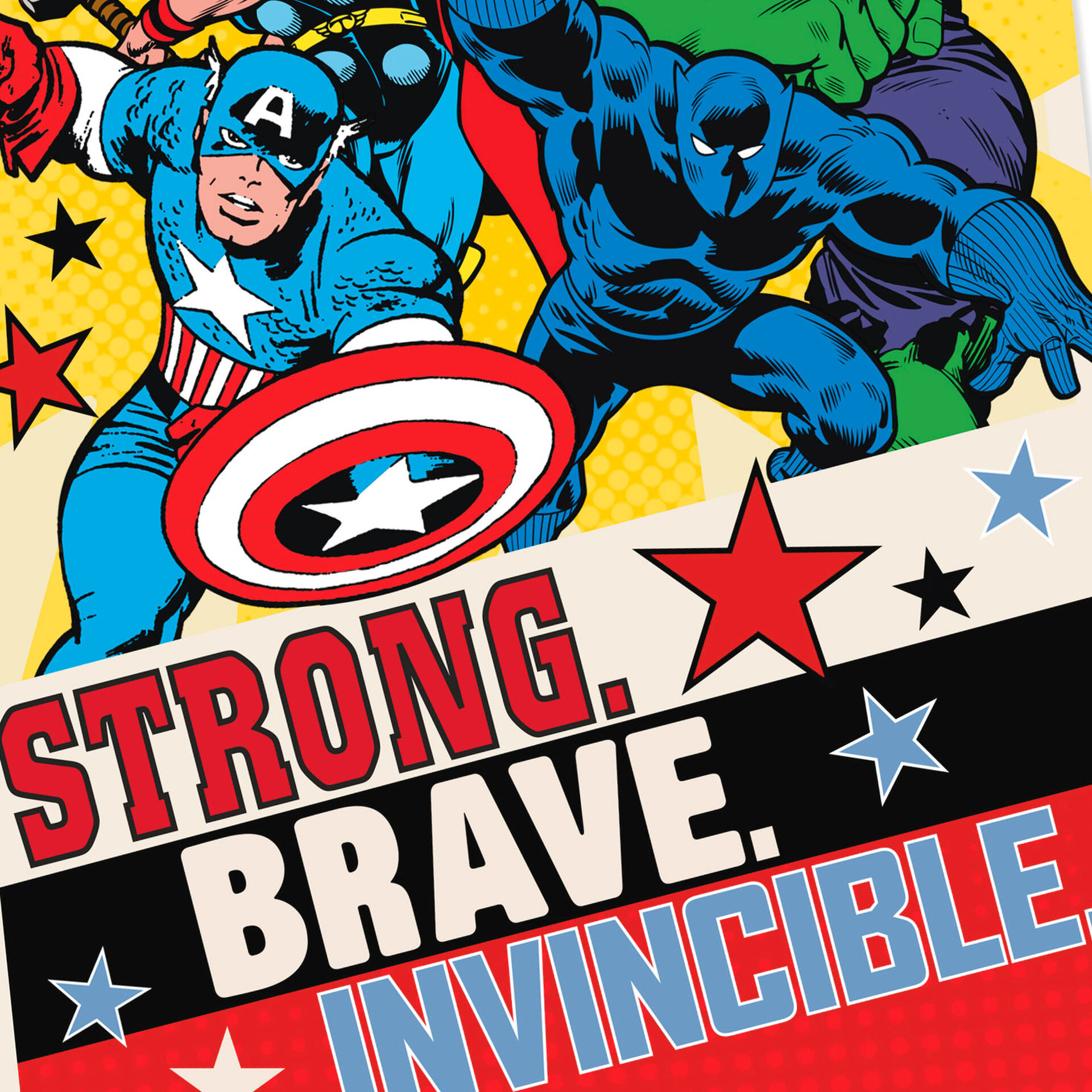 Marvel Avengers Super Hero Dad Father's Day Card - Greeting Cards ...