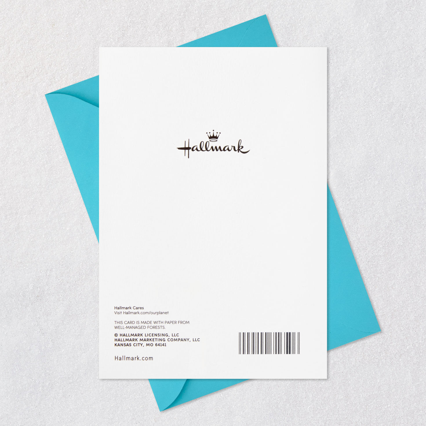 Blue and Gold Hexagons Congratulations Card  image number 7