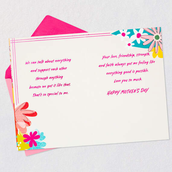 Thanks for Being Like a Mom and a Bestie Mother's Day Card, , large image number 4