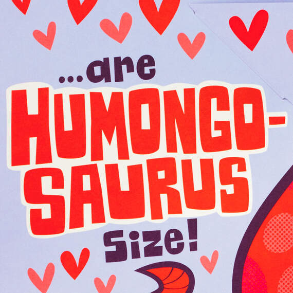 Dinosaurs Pop-Up Valentine's Day Card, , large image number 2