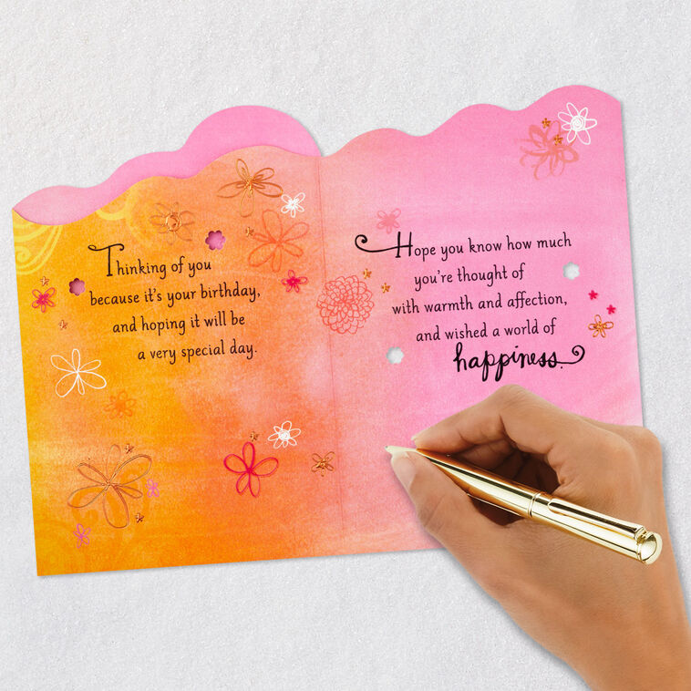 With Warmth and Affection Birthday Card for Aunt, , large image number 8
