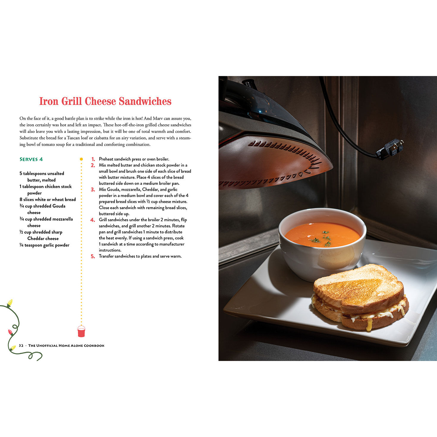 The Home Alone Holiday Movie Cookbook inside spread image number 2