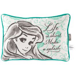 The Little Mermaid Ariel Fashion Sketch Decorative Pillow, 12", The Little Mermaid Ariel Fashion Sketch Decorative Pillow, 12", , large