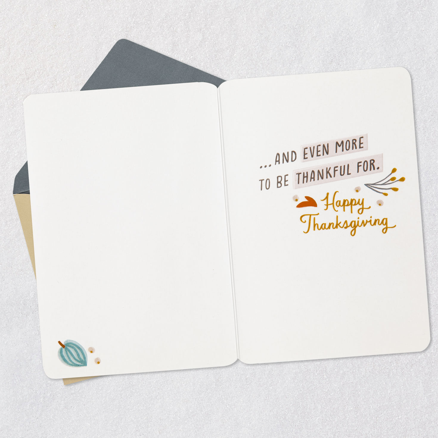 Fun, Love and Joy Thanksgiving Card for Family, , large image number 3