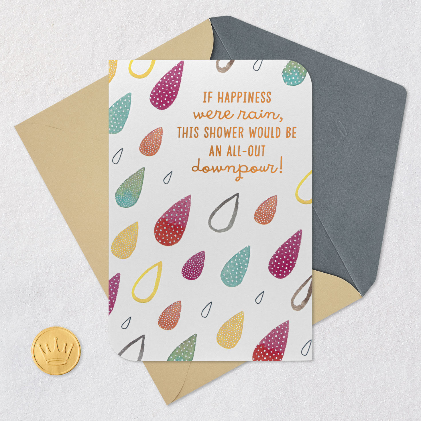 Downpour of Love and Good Wishes Wedding Shower Card for only USD 4.59 | Hallmark