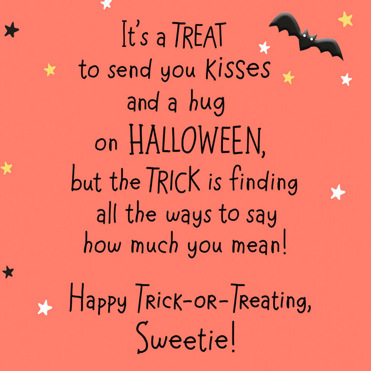 Treat to Love You Halloween Card for Granddaughter, , large image number 2