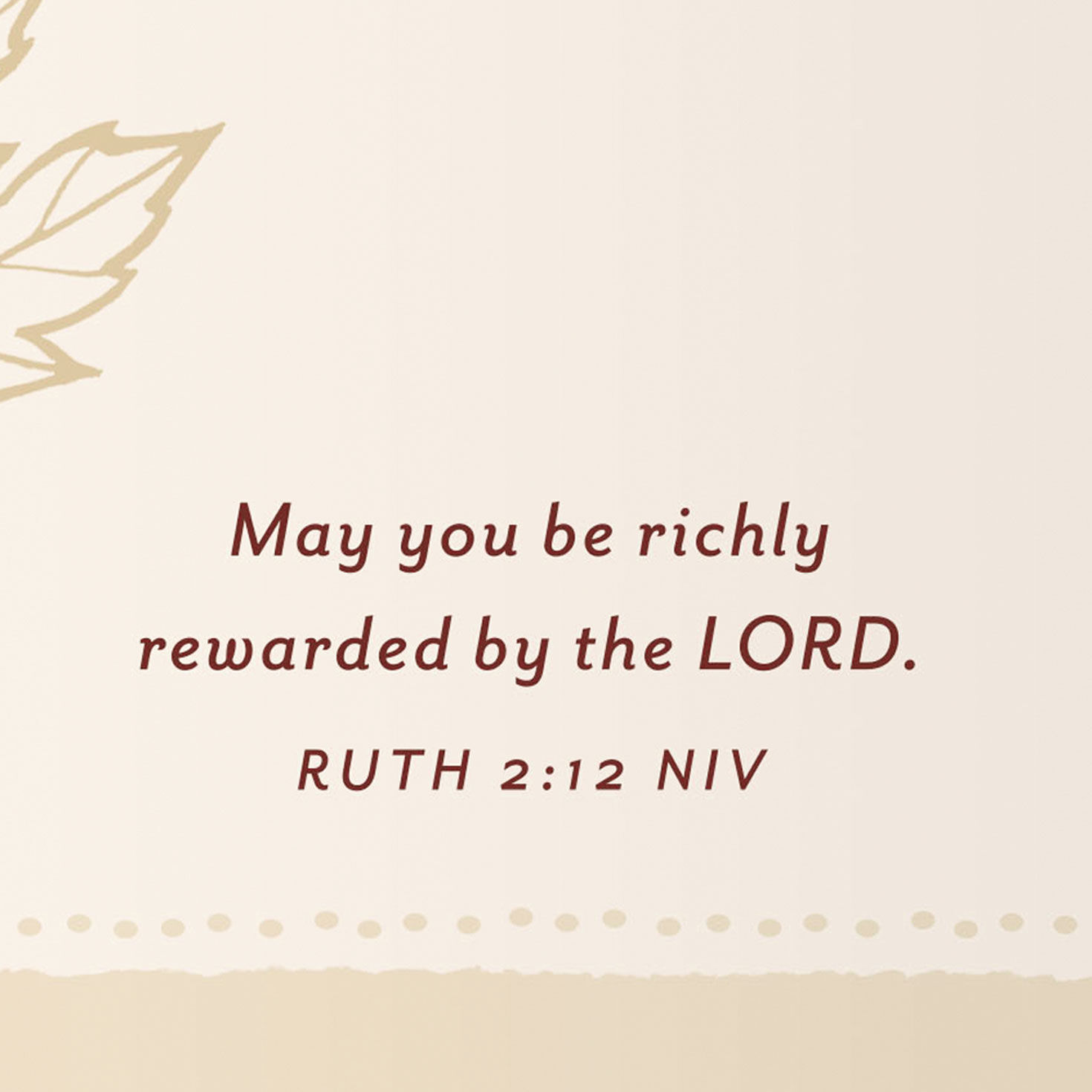 Leaves and Flowers Pastor Clergy Appreciation Card scripture image number 3