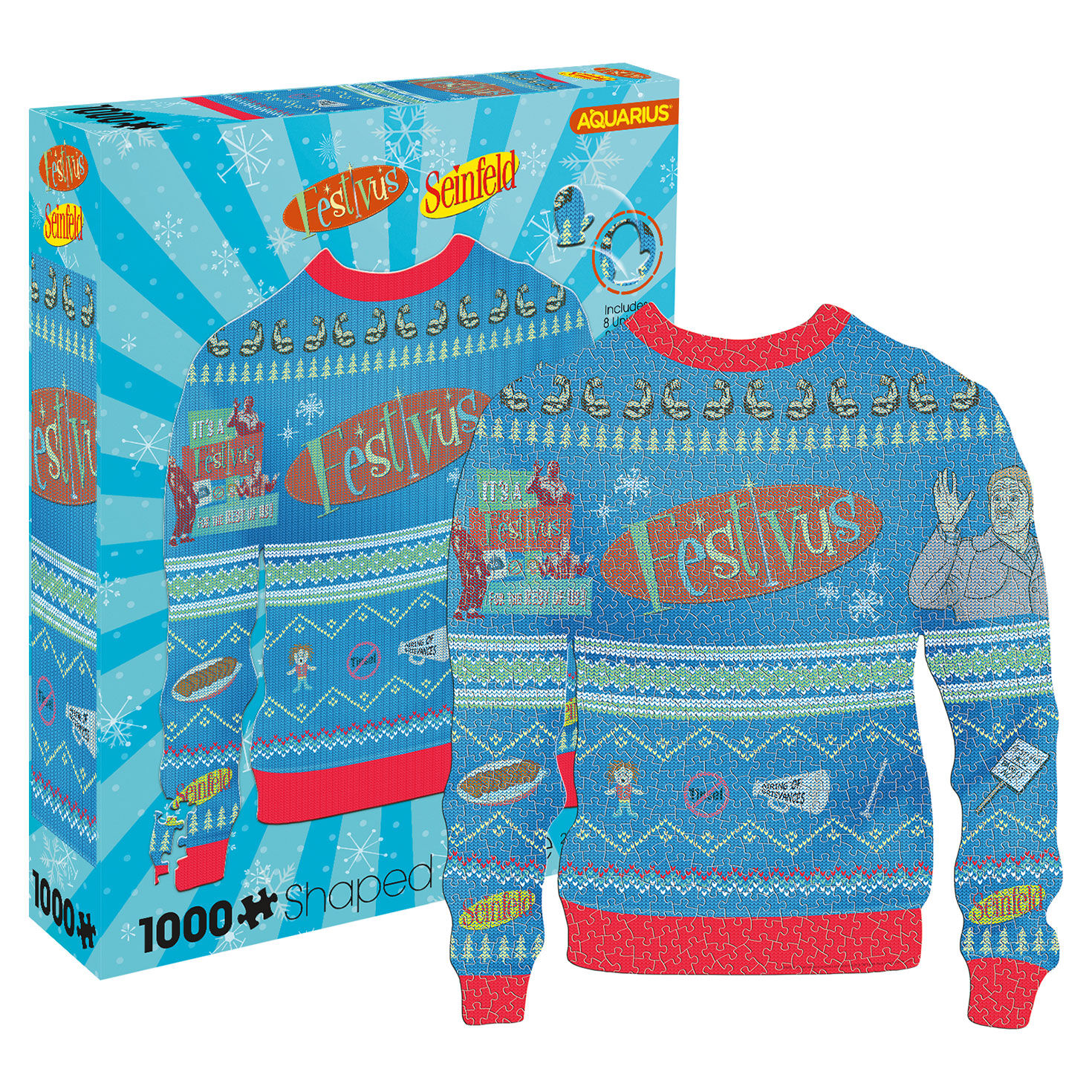Festivus Ugly Christmas Sweater-Shaped 