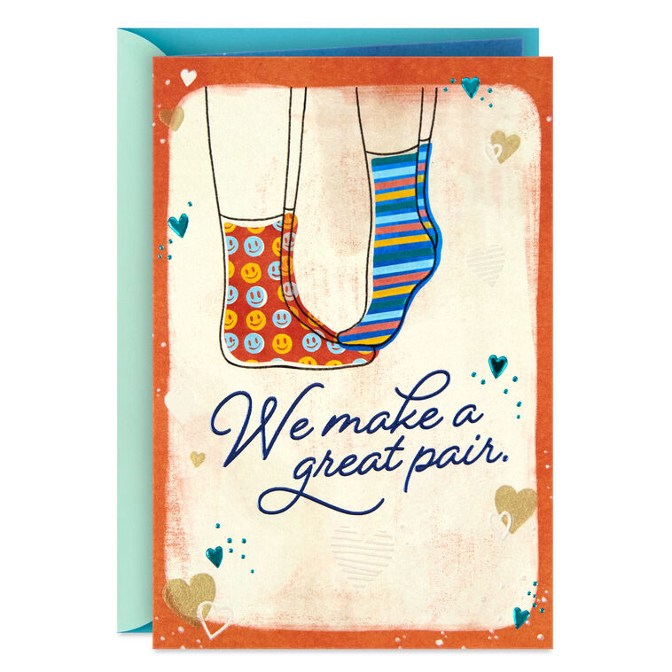 We Make a Great Pair Anniversary Card