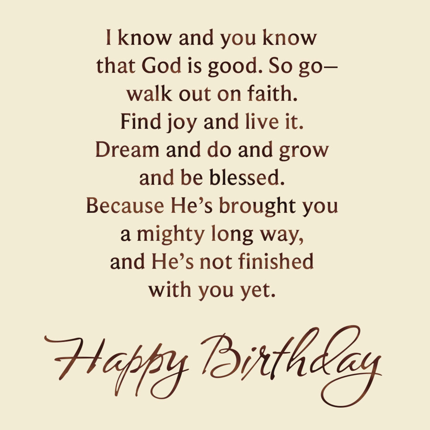 Glory in Your Story Religious Birthday Card for only USD 3.59 | Hallmark