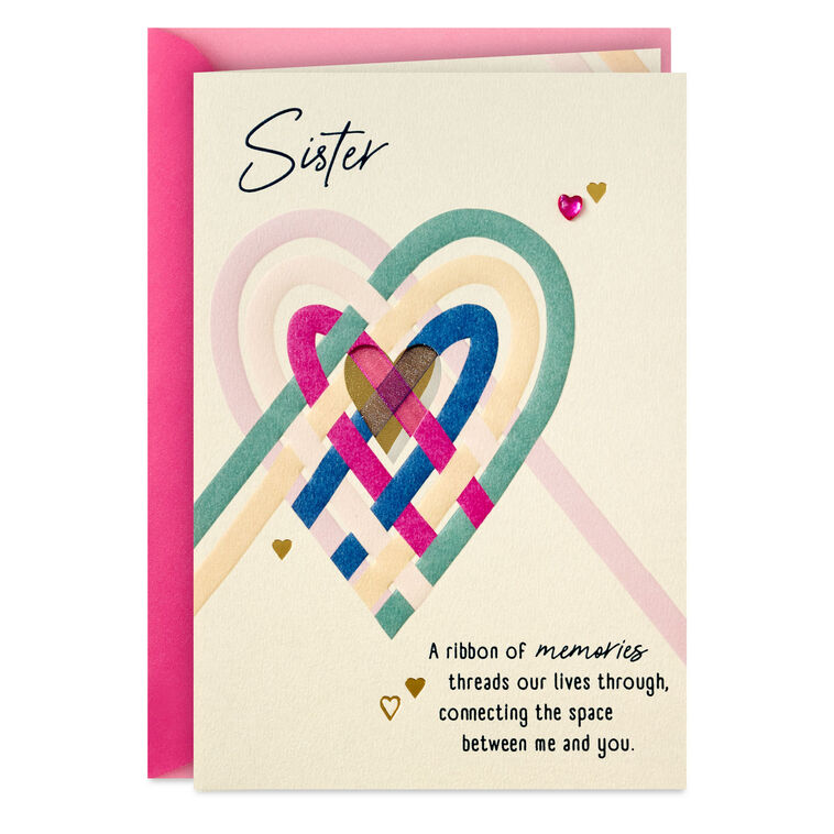 You're Always in My Heart Birthday Card for Sister, , large image number 1