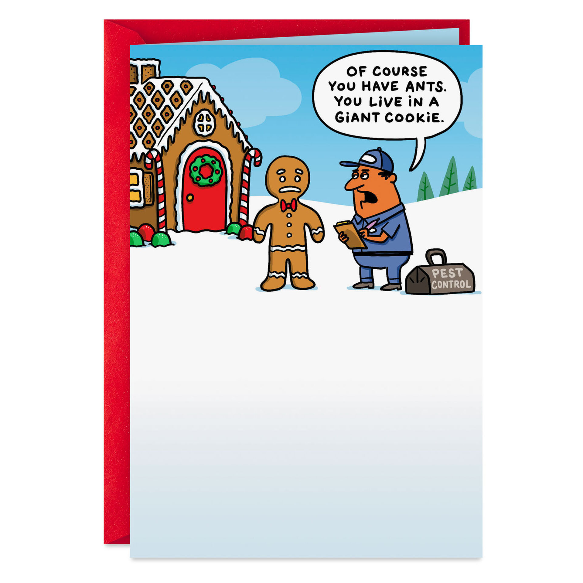 Gingerbread Man Funny Christmas Card Greeting Cards Hallmark