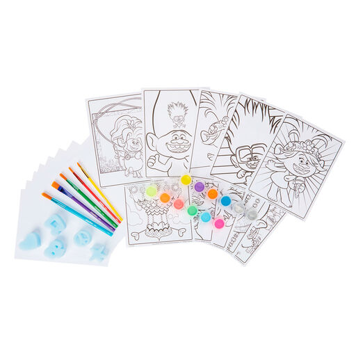 Crayola® Trolls Washable Sponge Painting Kit, 35+ Pieces, 