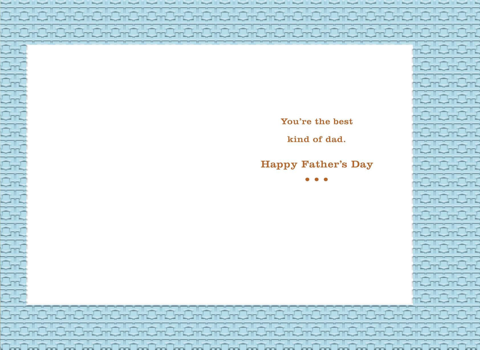 Big on Fun and Strong on Love Father's Day Card