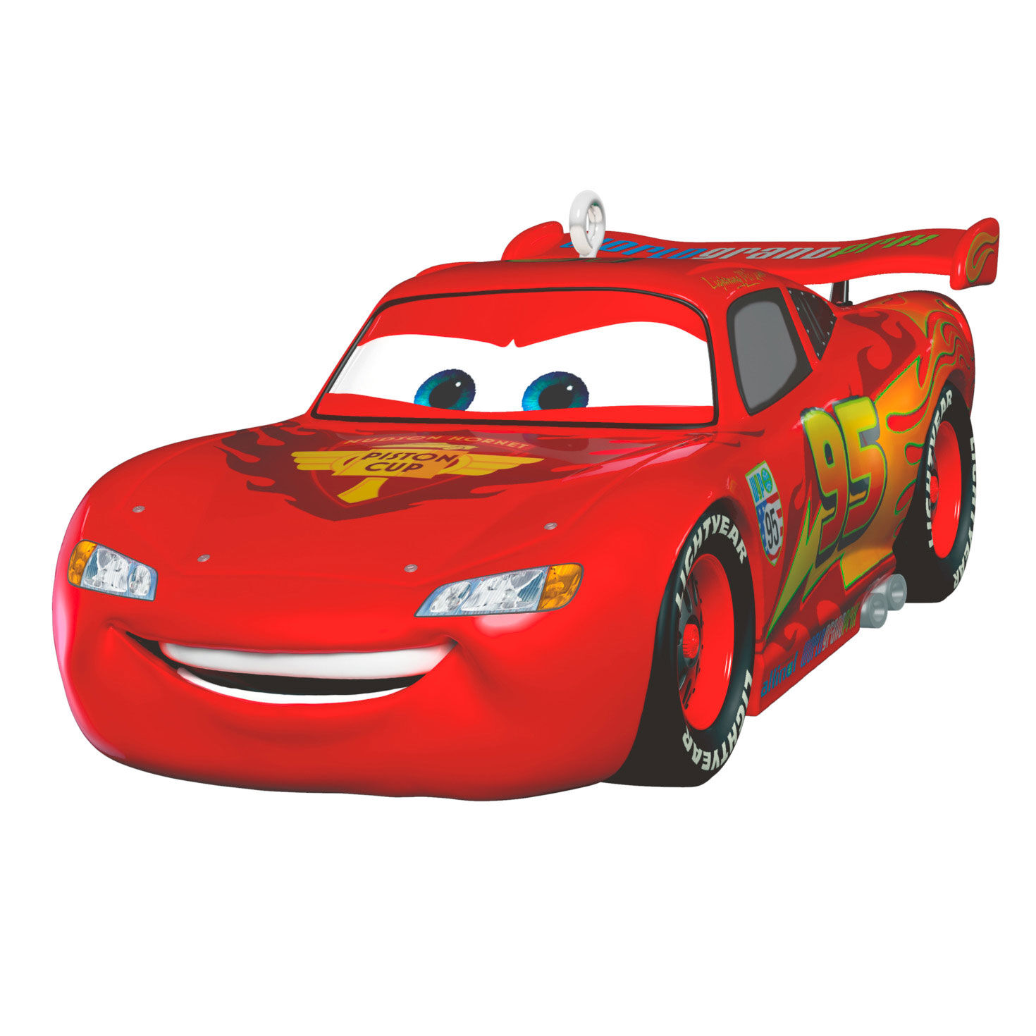 Disney/Pixar Cars 2 15th Anniversary Lightning McQueen Metal Ornament