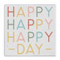 Happy Happy Wood Quote Sign, 5.25x5.25, , large image number 1