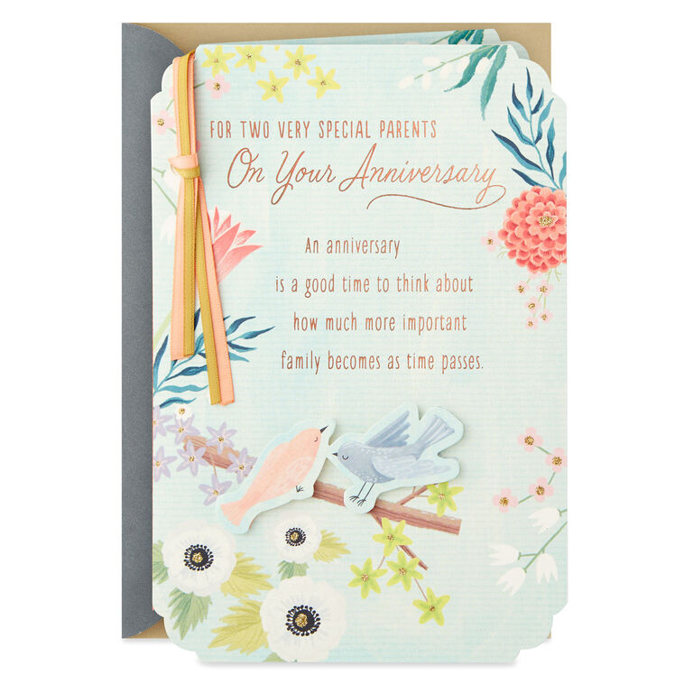 The Life You Have Shared Anniversary Card for Parents