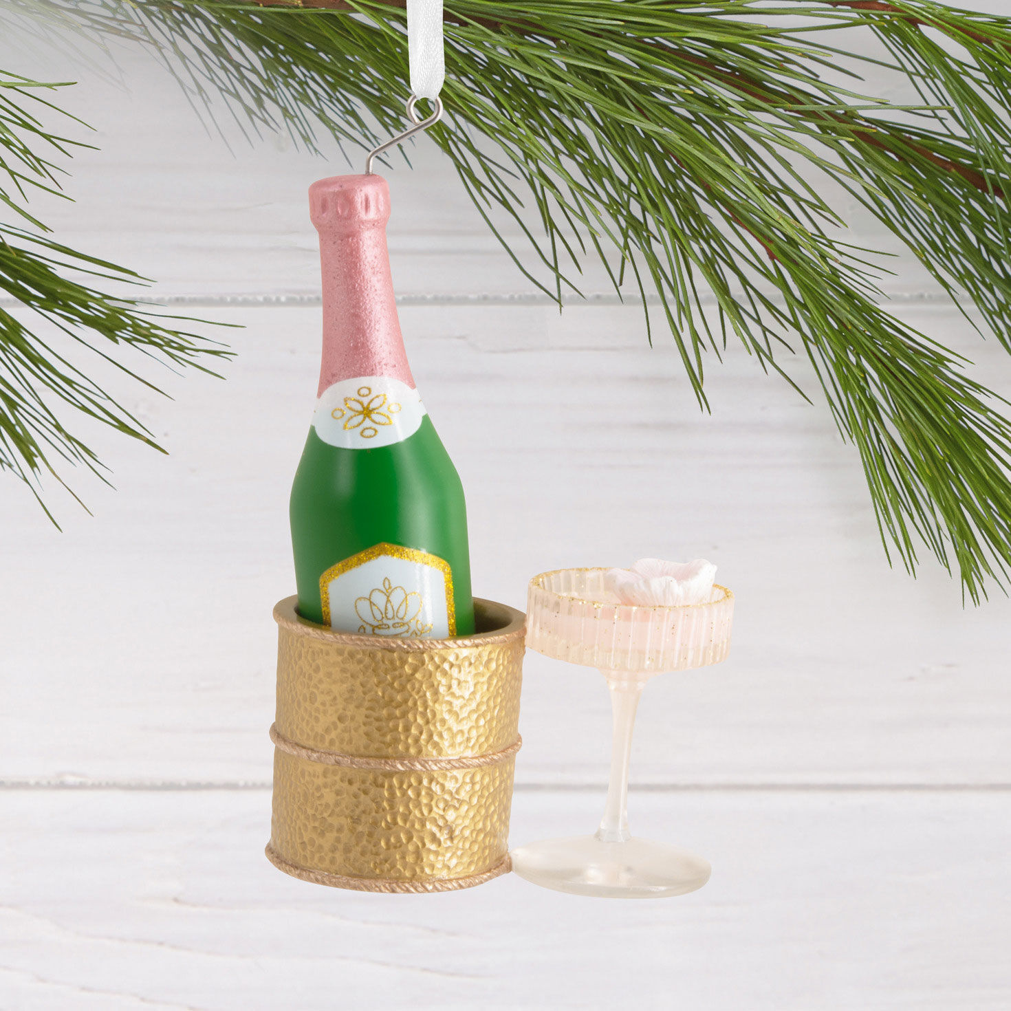 Signature Champagne Hallmark Ornament - Hallmark Ornaments