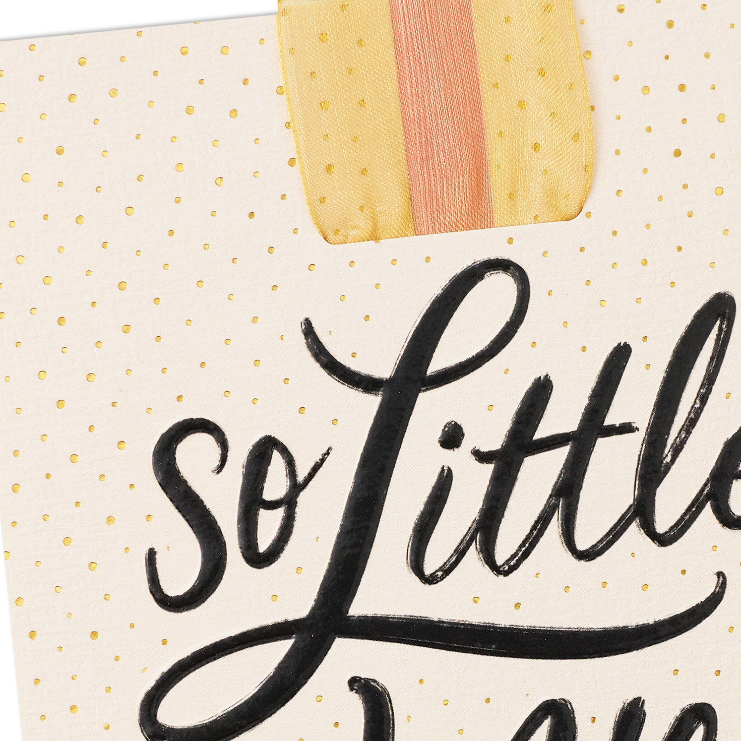 So Little So Loved New Baby Girl Card Card Front Detail image number 4