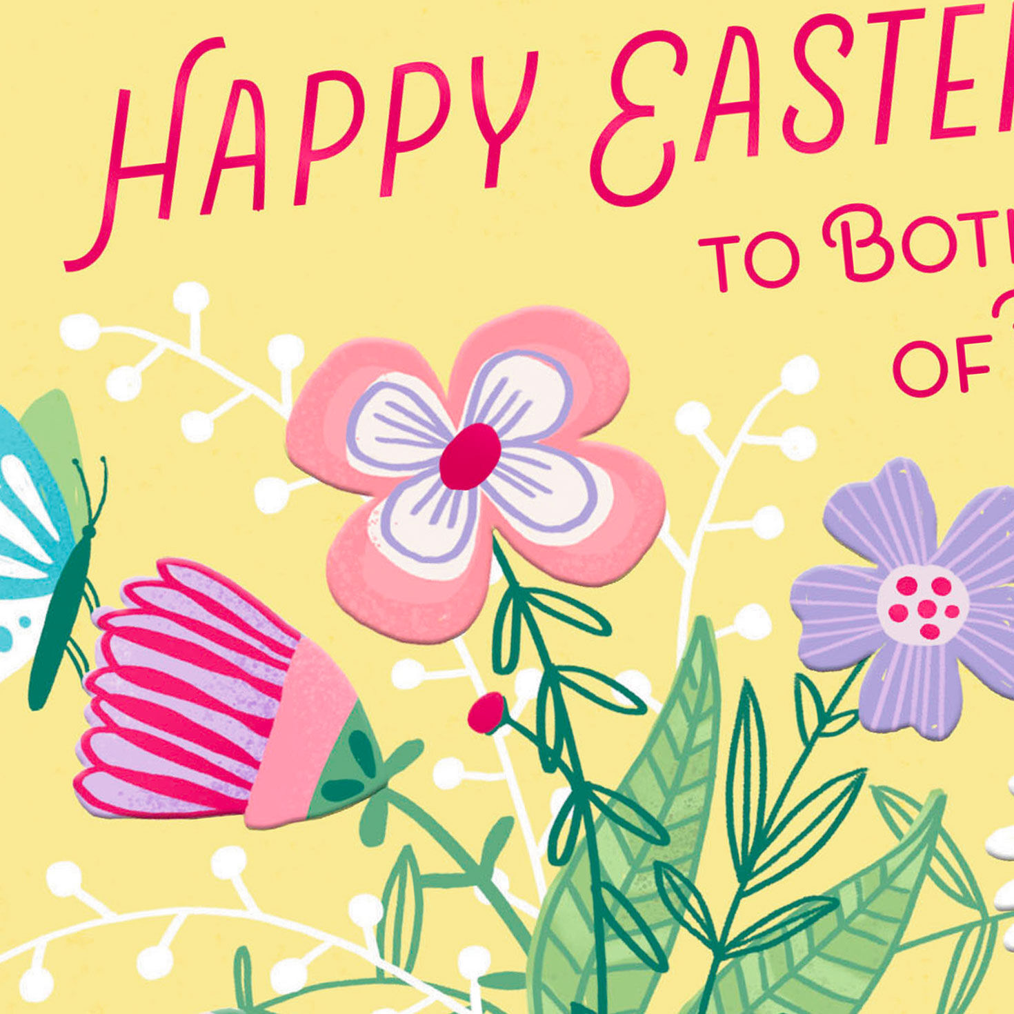 Beautiful Springtime Easter Card for Couple, , large image number 4