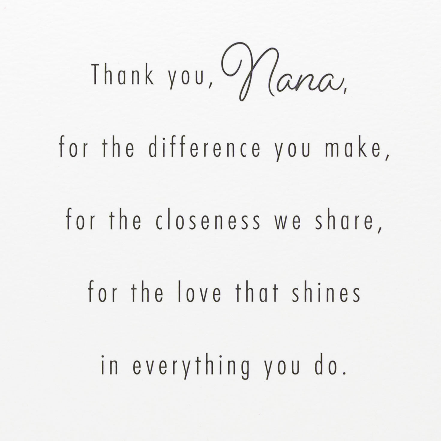 Yellow Butterfly Bookmark Mother's Day Card for Nana Sentiment image number 2