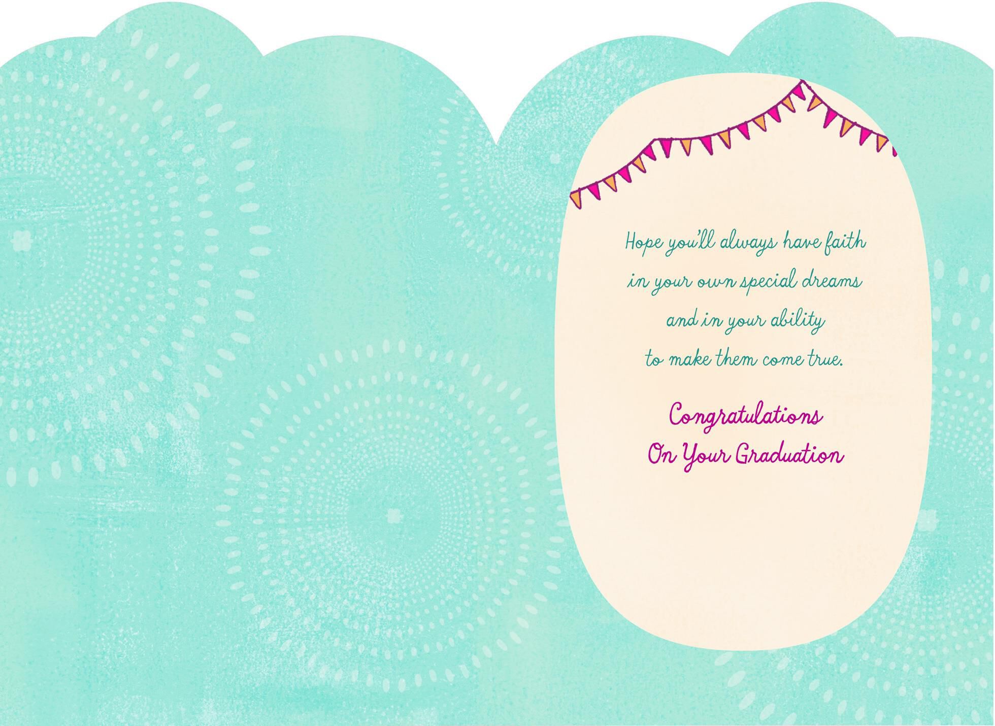 Hot Air Balloons Granddaughter Graduation Card